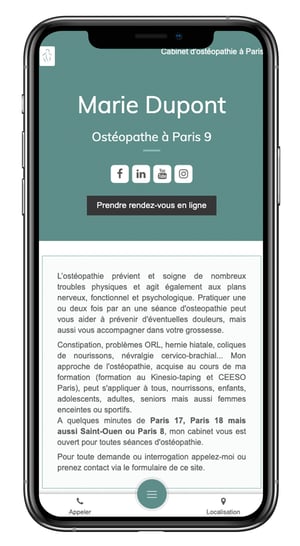 exemple responsive site moderne mobile