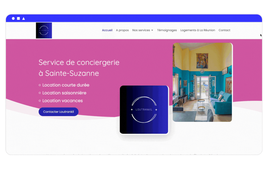 site internet de conciergerie loutrankil
