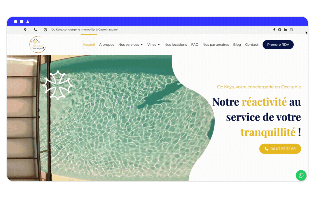 exemple de site de concierge occitanie