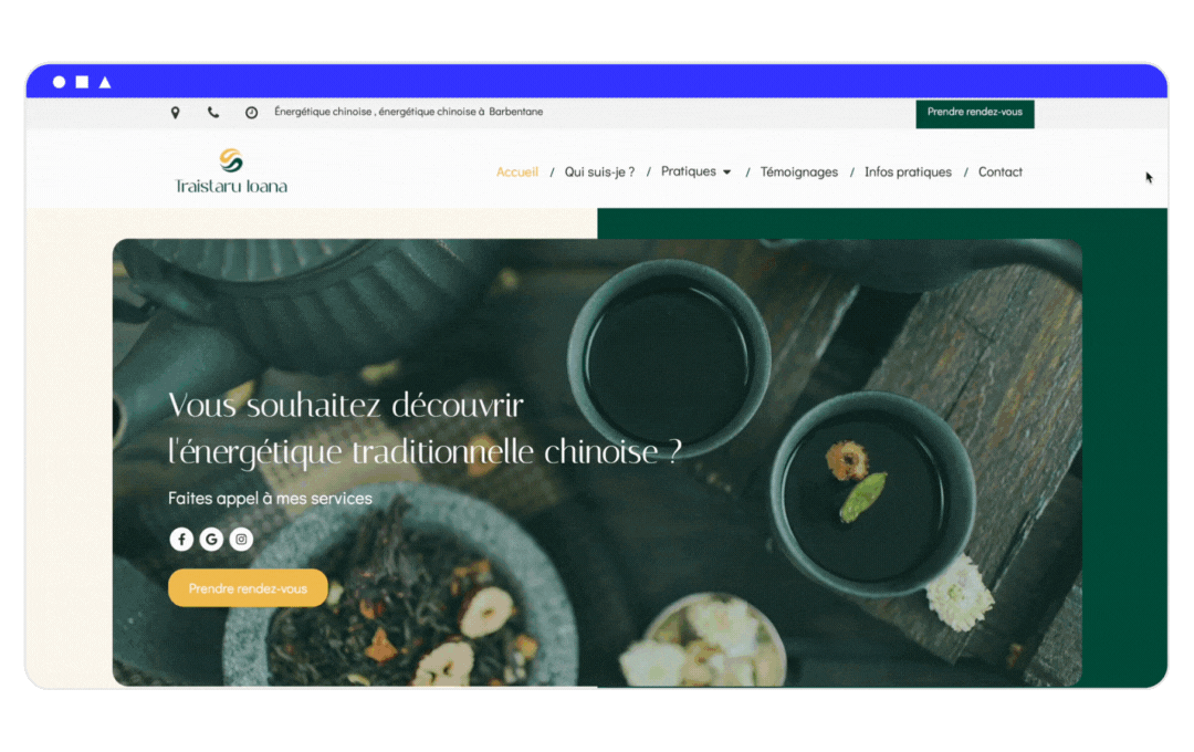 Ioana Traistaru site web energie chinoise professionnel bien etre