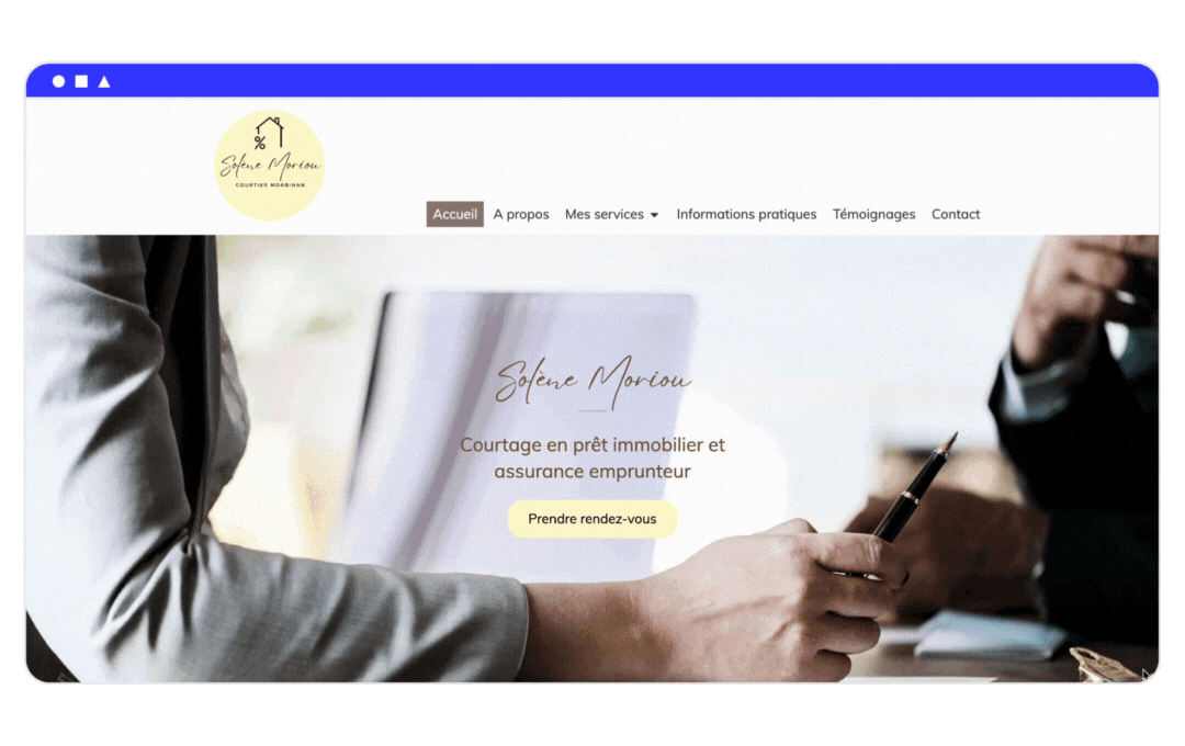 site internet courtiere solene moriou