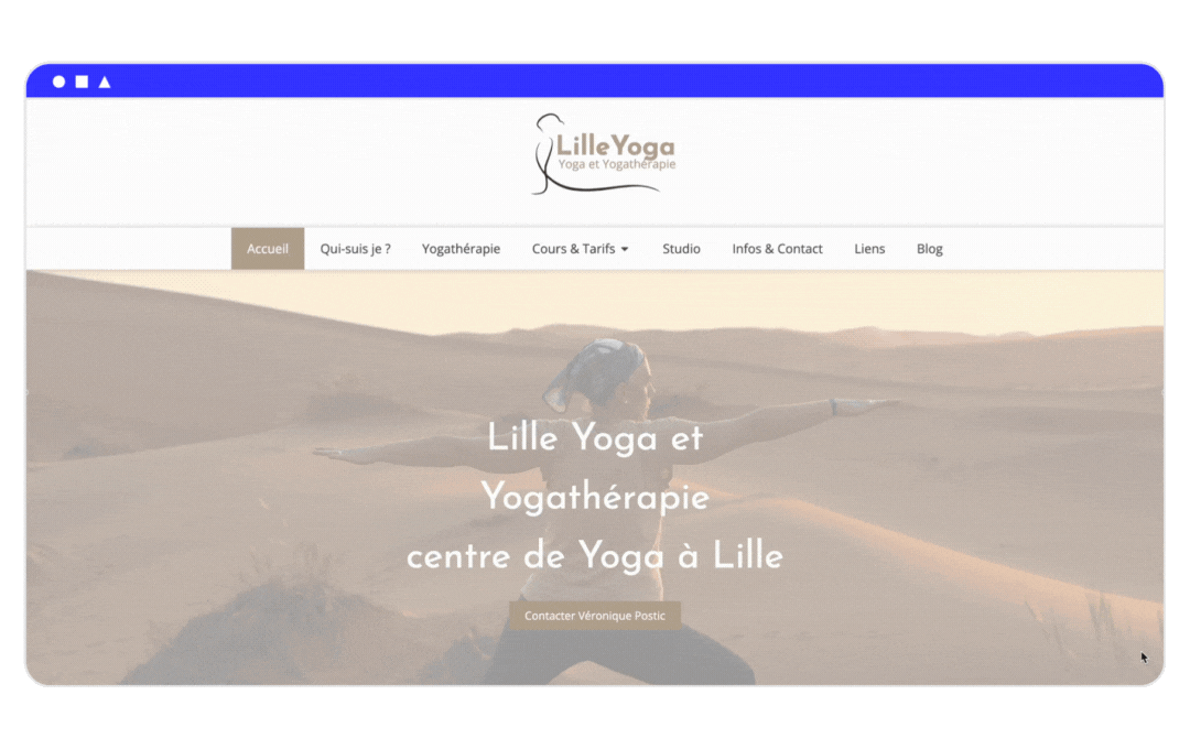 site internet de yoga exemple lille yoga