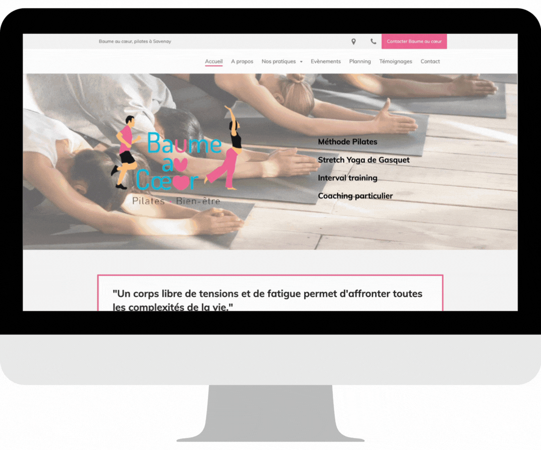 capture site yoga baume au coeur