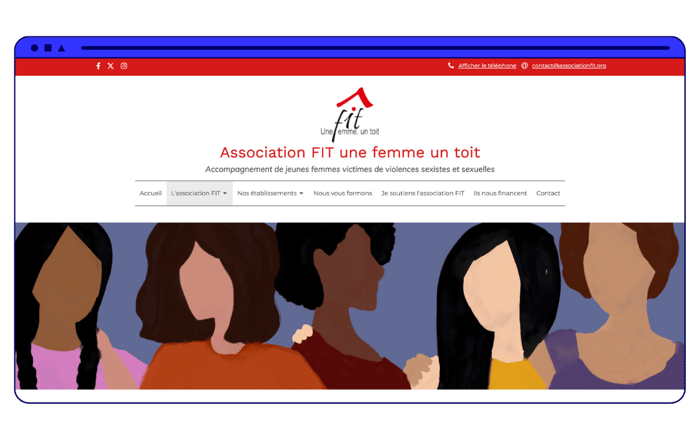 exemple site internet institution association