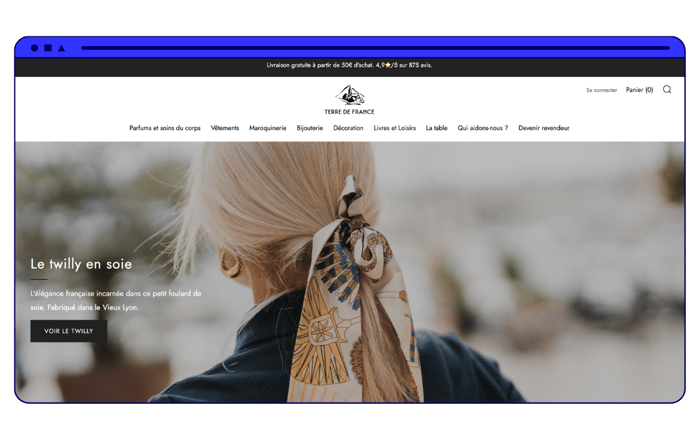 exemple visuel site internet ecommerce