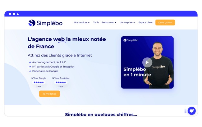 site internet Simplébo CMS création de site
