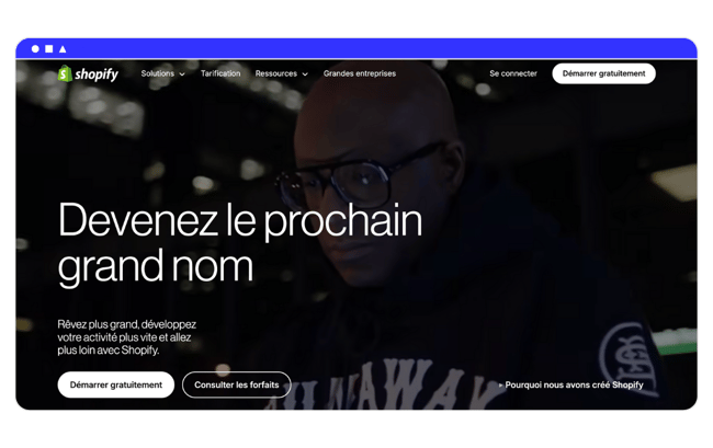 site internet shopify ecommerce