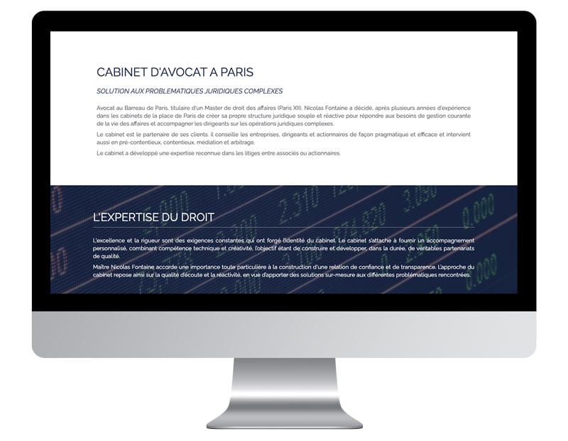 Exemple certifications formations site vitrine