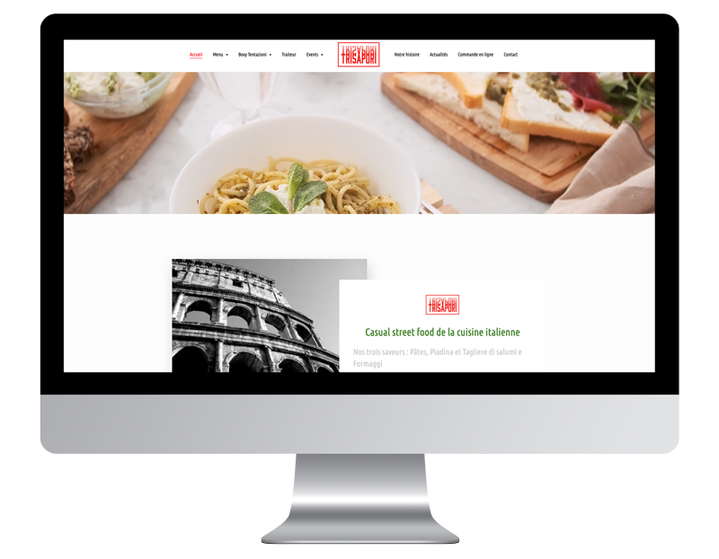 Exemple site internet restaurant trisapori