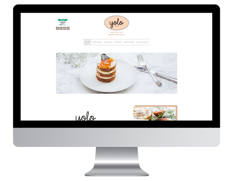 Yolo exemple site internet restaurant bien référencé