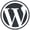 Logo Wordpress logiciel creation site web